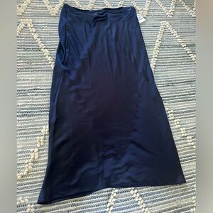 Nordstrom Deep Blue Maxi Skirt